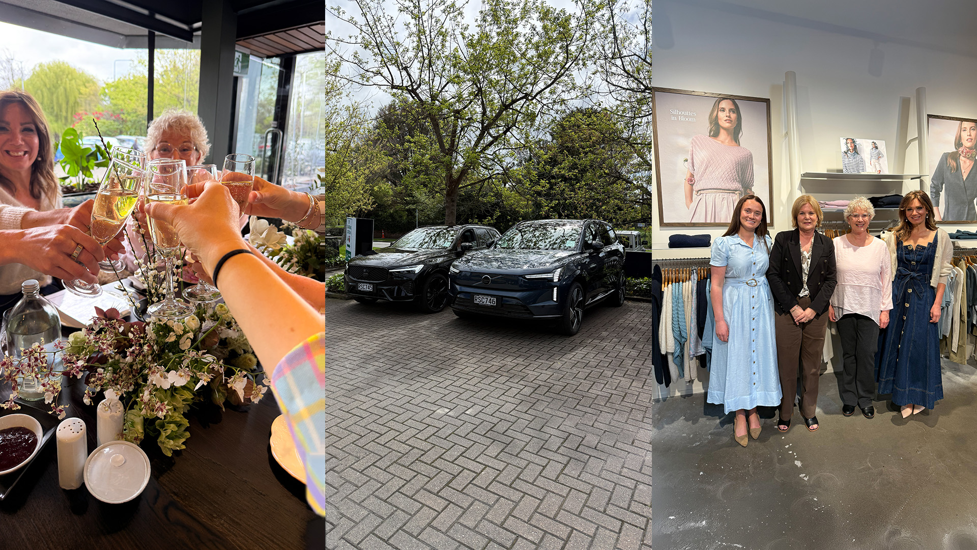 Hero Collage high tea with Lou Heller